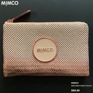 mimco mesh pouch